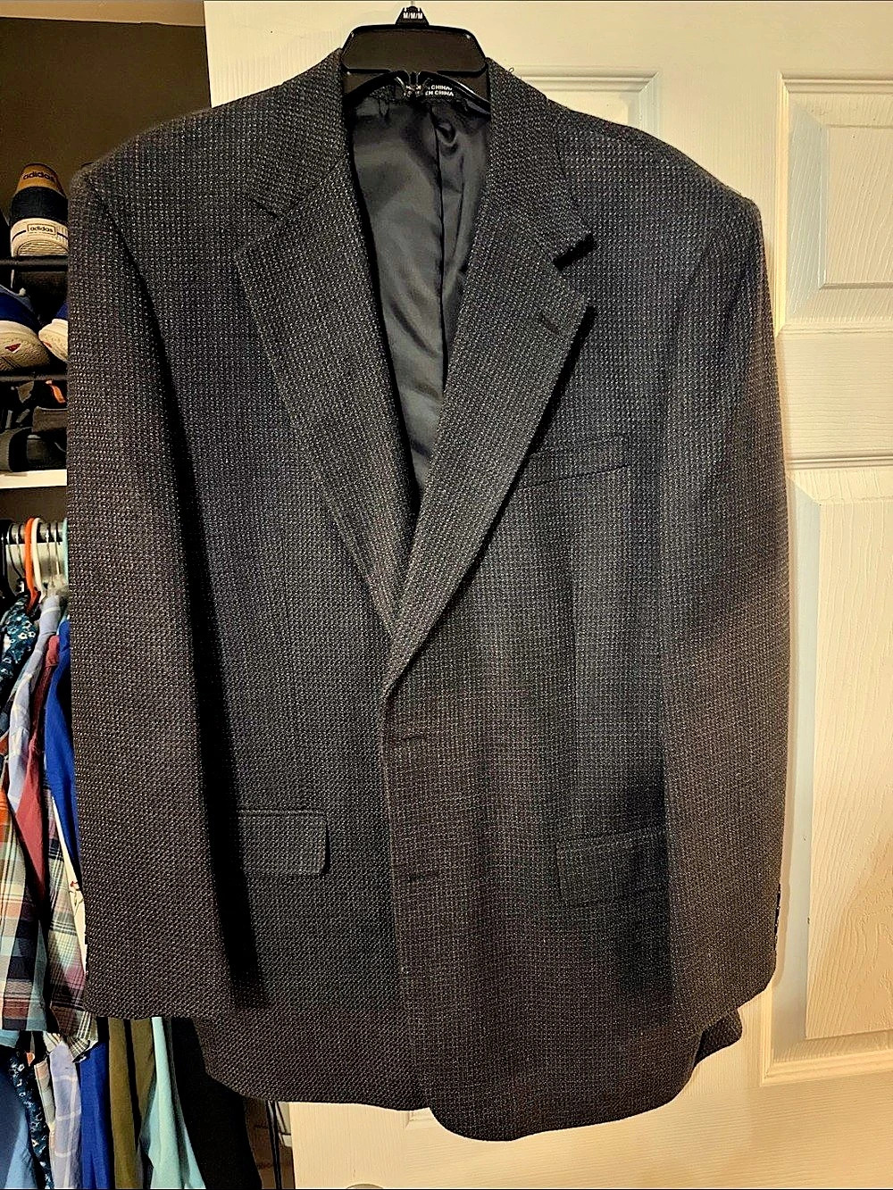 Stafford Men's Wool Blend Sport Coat Size 42L Like New